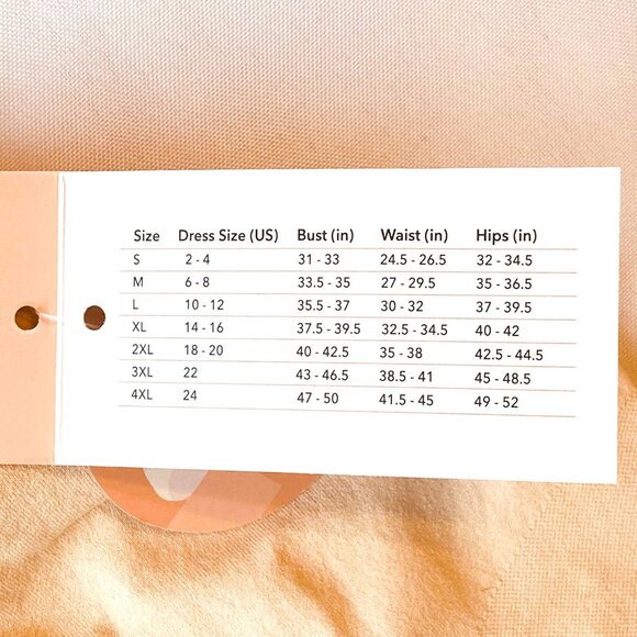 Shapermint Essentials All Day Every Day Scoop Neck Bodysuit L Nude NWT 95001 - Picture 5 of 8